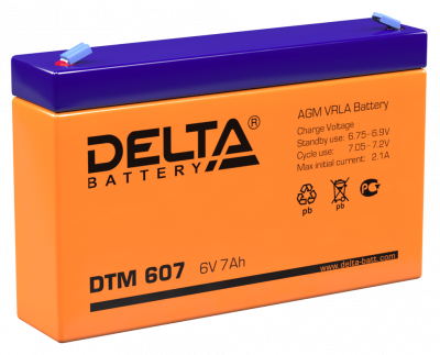 Delta DTM 607 Аккумулятор